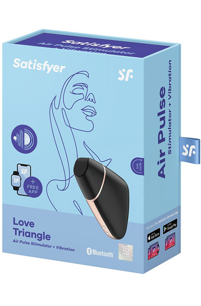 Satisfyer Love Triangle Schwarz - App-gesteuerter Klitoris-Vibrator 4