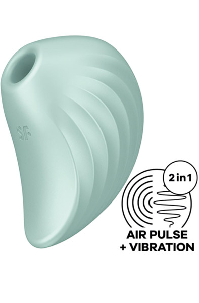 Satisfyer Perlentaucher Minze - Luftdruck-Vibrator 1