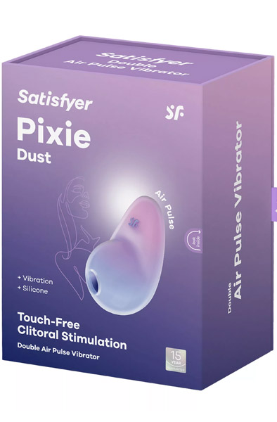 Satisfyer Pixie Dust Klitorisstimulator Violett Pink - Luftdruck-Vibrator 6