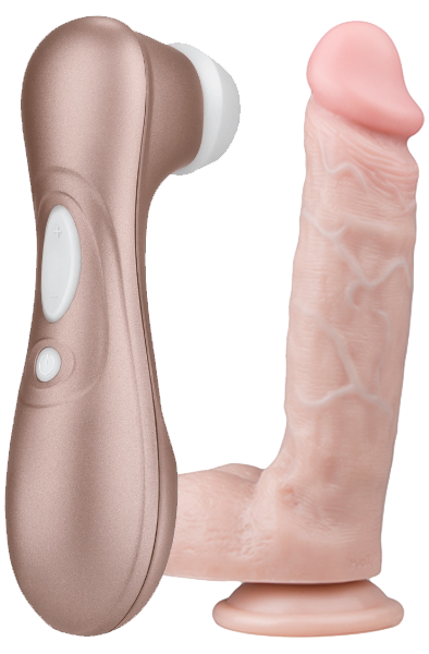 Satisfyer Pro 2 NG + Realistischer Dildo - Angebote 1