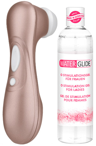 Satisfyer Pro 2 + Orgasmus-Gel 300 ml - Luftdruck-Vibrator 1