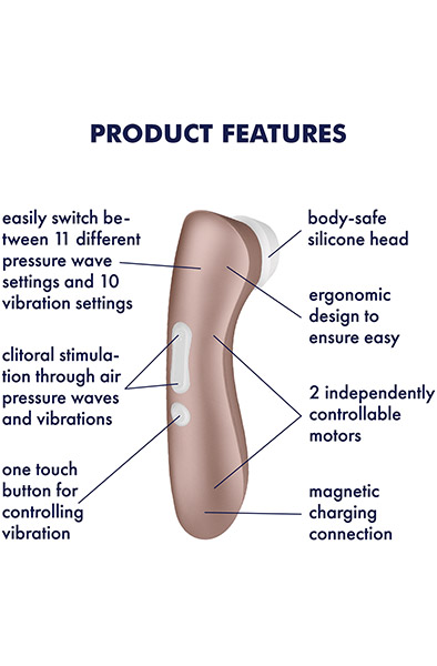 Satisfyer Pro 2+ Vibration - Luftdruck-Vibrator 2