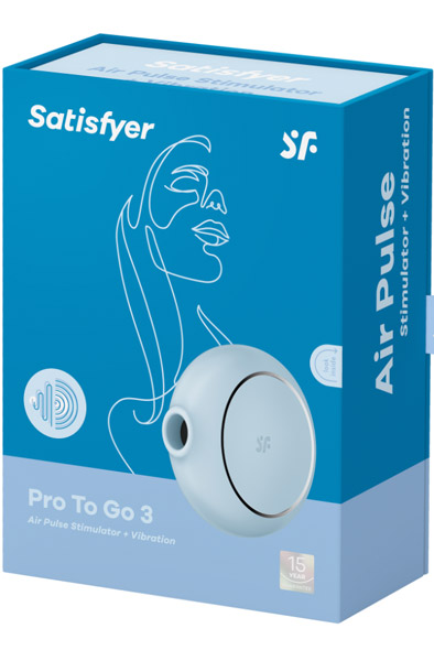 Satisfyer Pro To Go 3 Blau - Luftdruck-Vibrator 4
