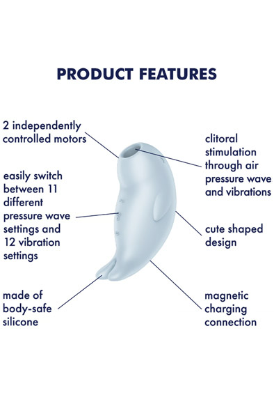 Satisfyer Seal You Soon Klitorisstimulator - Luftdruck-Vibrator 2