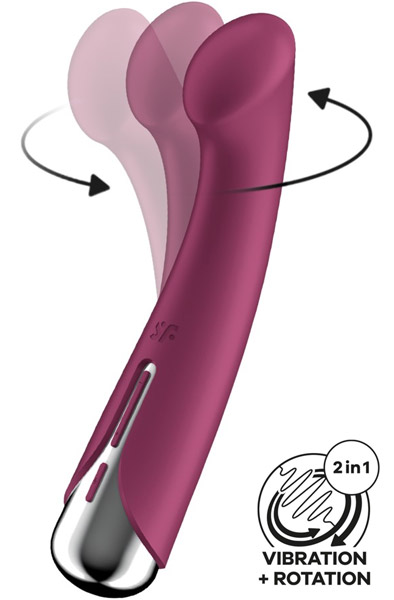 Satisfyer Spinning G-Punkt 1 Rot - G-Punkt-Vibrator 1