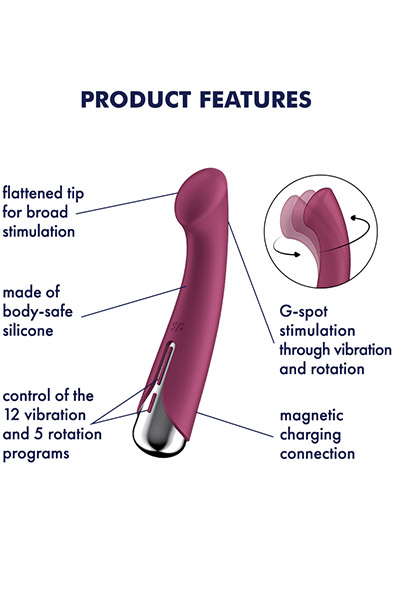 Satisfyer Spinning G-Punkt 1 Rot - G-Punkt-Vibrator 2