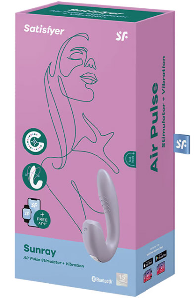 Satisfyer Sunray Flieder - Luftdruck-Vibrator 4