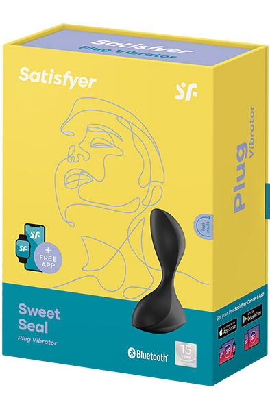 Satisfyer Sweet Seal Schwarz - Vibrierender Analplug 4
