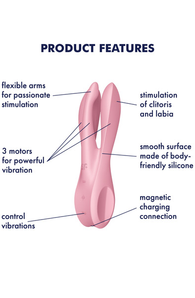 Satisfyer Threesome 1 Rosa - Vibrator 2