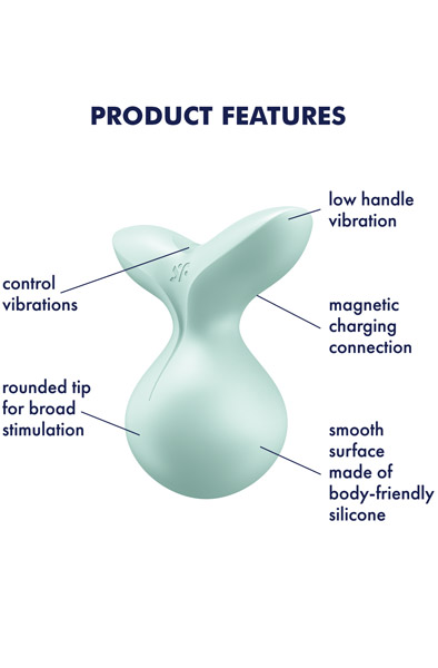 Satisfyer Viva La Vulva 3 Minze - Klitoris-Vibrator 2