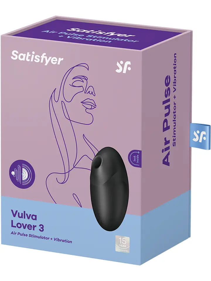 Satisfyer Vulva Lover 3 Schwarz - Luftdruck-Vibrator 6