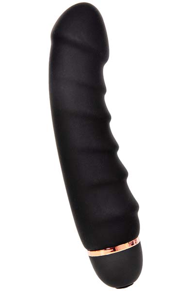 Schwarzer Unglaublicher Gerippter Vibrator - Vibrator 2