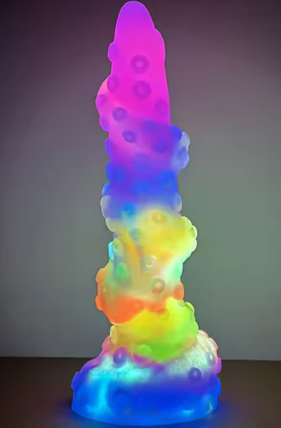 Seapok Leuchtender Dildo 22,5 cm - Drachen-Dildo 2