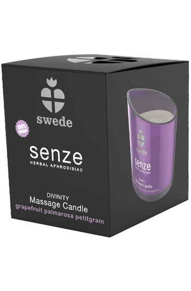 Senze Massagekerze Grapefruit Palmarosa Petitgrain 150ml - Massagekerzen 3