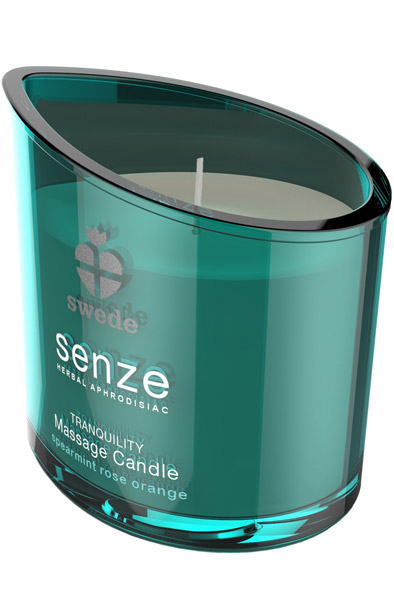 Senze Massagekerze Pfefferminze Rose Orange 50ml - Massagekerzen 1