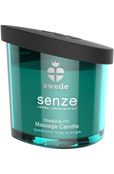 Senze Massagekerze Pfefferminze Rose Orange 50ml - Massagekerzen 2