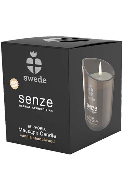 Senze Massagekerze Vanille Sandelholz 150ml - Massagekerzen 3