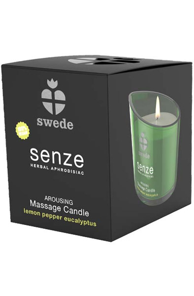 Senze Massagekerze Zitrone Pfeffer Eukalyptus 150ml - Massagekerzen 3