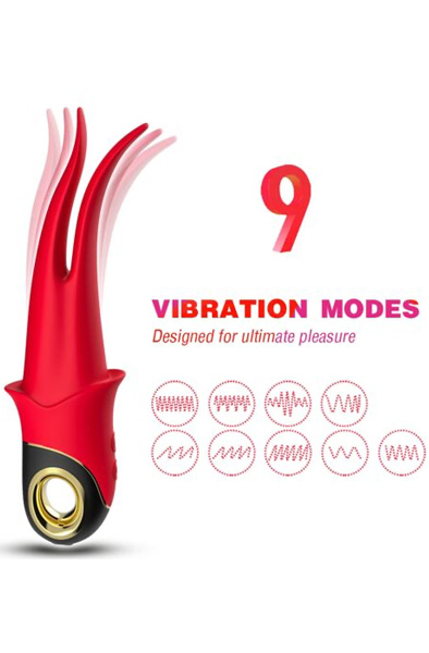 Shadow Doppelter Neckender Vibrator 23 cm - Vibrator 3