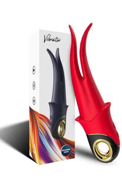 Shadow Doppelter Neckender Vibrator 23 cm - Vibrator 7