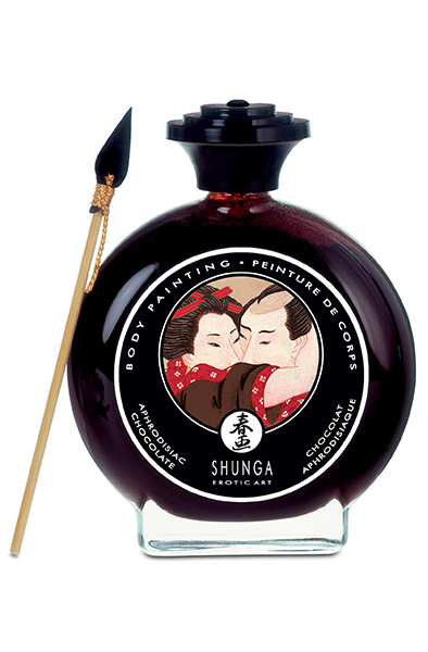Shunga Erotic Art Körperfarbe Schokolade 100ml - Körperverträgliche Farbe 2