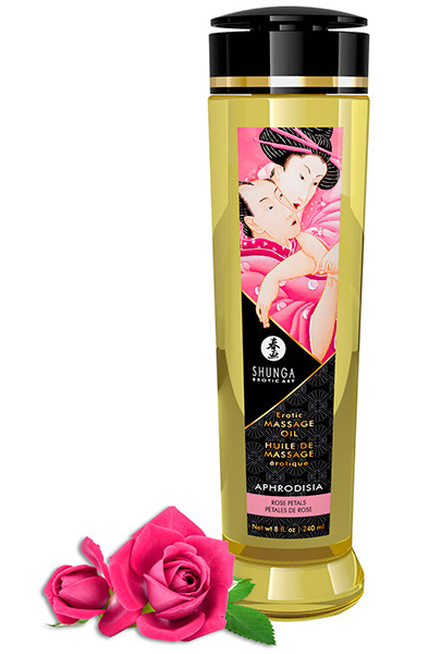 Shunga Massage Oil Aphrodisia Roses 240ml - Massageöl Ros 1