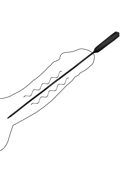 Silcone vibrierender Bullet Plug extra lang - Vibrierender Dilator 2