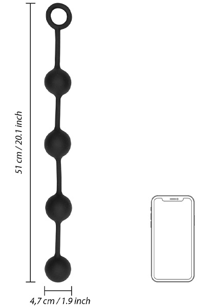 Silikon Anal-Kugeln Groß 51 cm - Anal-Kugeln 5