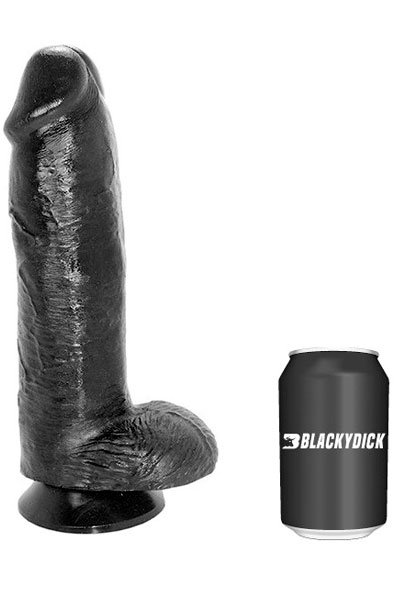 Silikon Dildo Fetter Schwanz Rosa-Weiß 25cm - Anal-Dildo 2