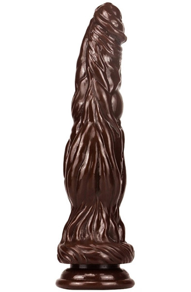 Silikon Dildo Monster Bark Braun 26 cm - Monster-Dildo 1