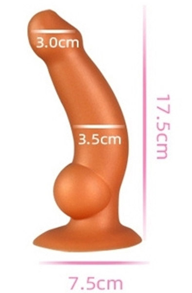 Silikon Dildo Stoopy S 17,5 cm - Anal-Dildo 2