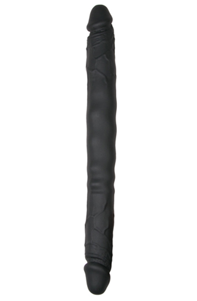 Silikon Doppelseitiger Dildo Schwarz 30 cm - Doppel-Dildo 1