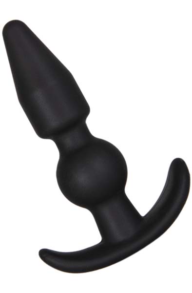 Silikon Schwarzer Anker-Plug Klein - Analplug 2