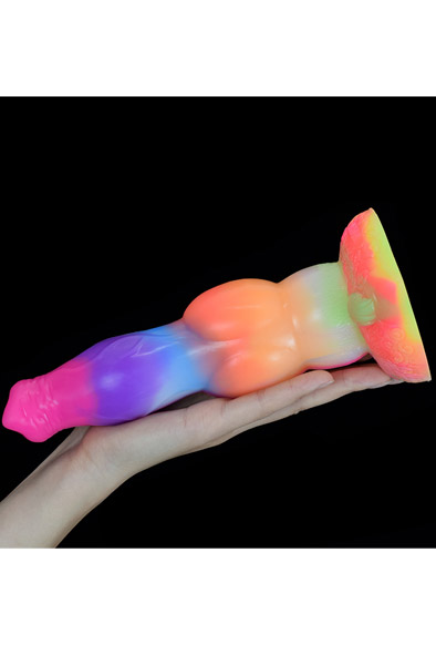 Siren Dildo Leuchtet im Dunkeln 21,5 cm - Drachen-Dildo 3