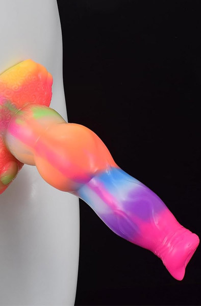 Siren Dildo Leuchtet im Dunkeln 21,5 cm - Drachen-Dildo 4