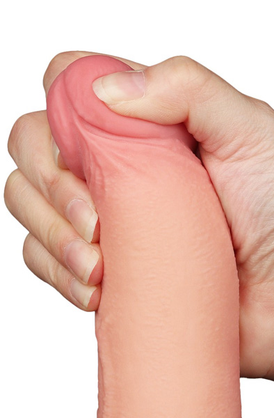 Sliding-Skin Dual-Layer Dildo 20 cm - Realistischer Dildo 5