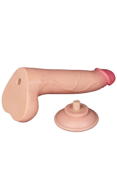 Sliding-Skin Dual-Layer Dildo 20 cm - Realistischer Dildo 7