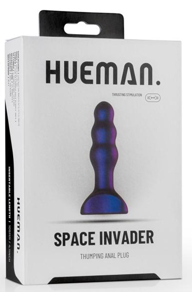 Space Invader Vibrations-Butt-Plug - Vibrierender Analplug 7