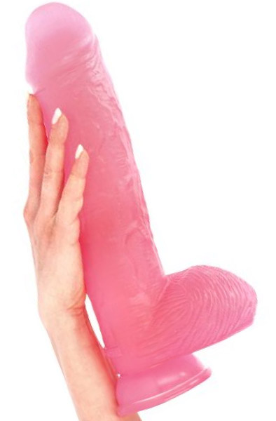 Spartaco Dildo Transparent Pink 32,5 cm - Dildo 2