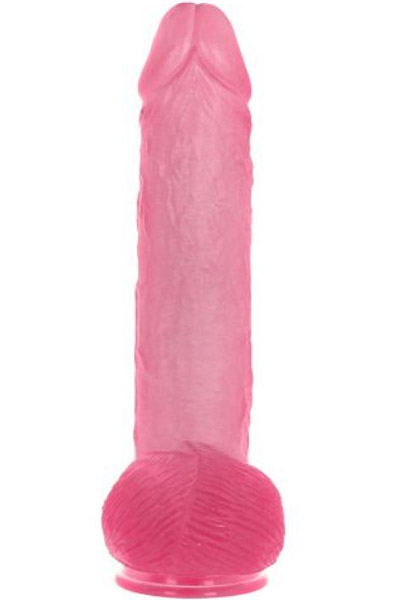 Spartaco Dildo Transparent Pink 32,5 cm - Dildo 4