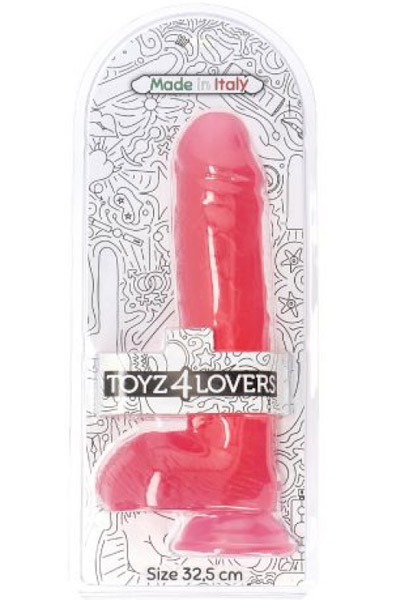 Spartaco Dildo Transparent Pink 32,5 cm - Dildo 5