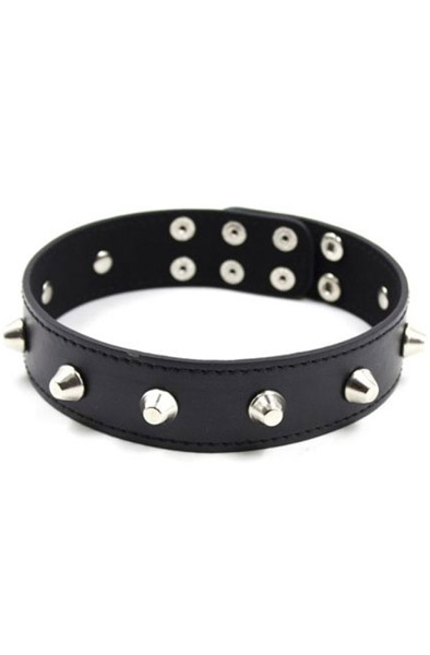 Spikes Halsband Schwarz - BDSM Halsband 1