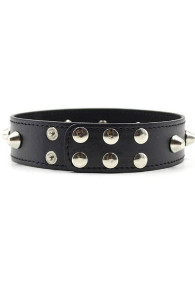 Spikes Halsband Schwarz - BDSM Halsband 2