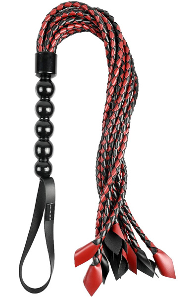 Sportsheets Saffron Geflochtene Peitsche 61 cm - Flogger 1