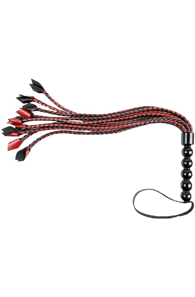 Sportsheets Saffron Geflochtene Peitsche 61 cm - Flogger 2