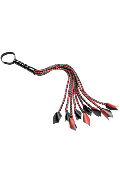 Sportsheets Saffron Geflochtene Peitsche 61 cm - Flogger 3