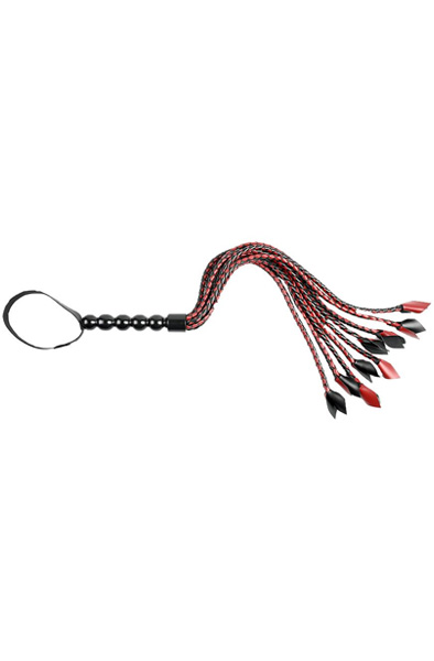 Sportsheets Saffron Geflochtene Peitsche 61 cm - Flogger 4