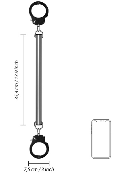 Spreader Bar mit Hand- oder Fußfesseln - Spreizstange 4