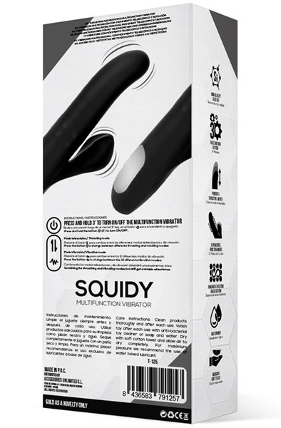 Squidy Stoß- und Rotationsvibrator - Rabbit-Vibrator 3