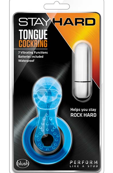 Stay Hard Zungenblauer Penisringe - Vibrierender Penisring 3